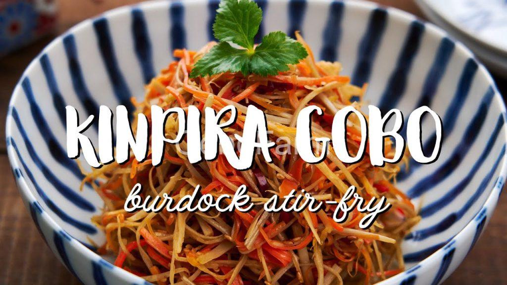 Cách làm món Kinpira Nhật Bản từ cây ngưu bàng 2 cach-lam-mon-kinpira-2
